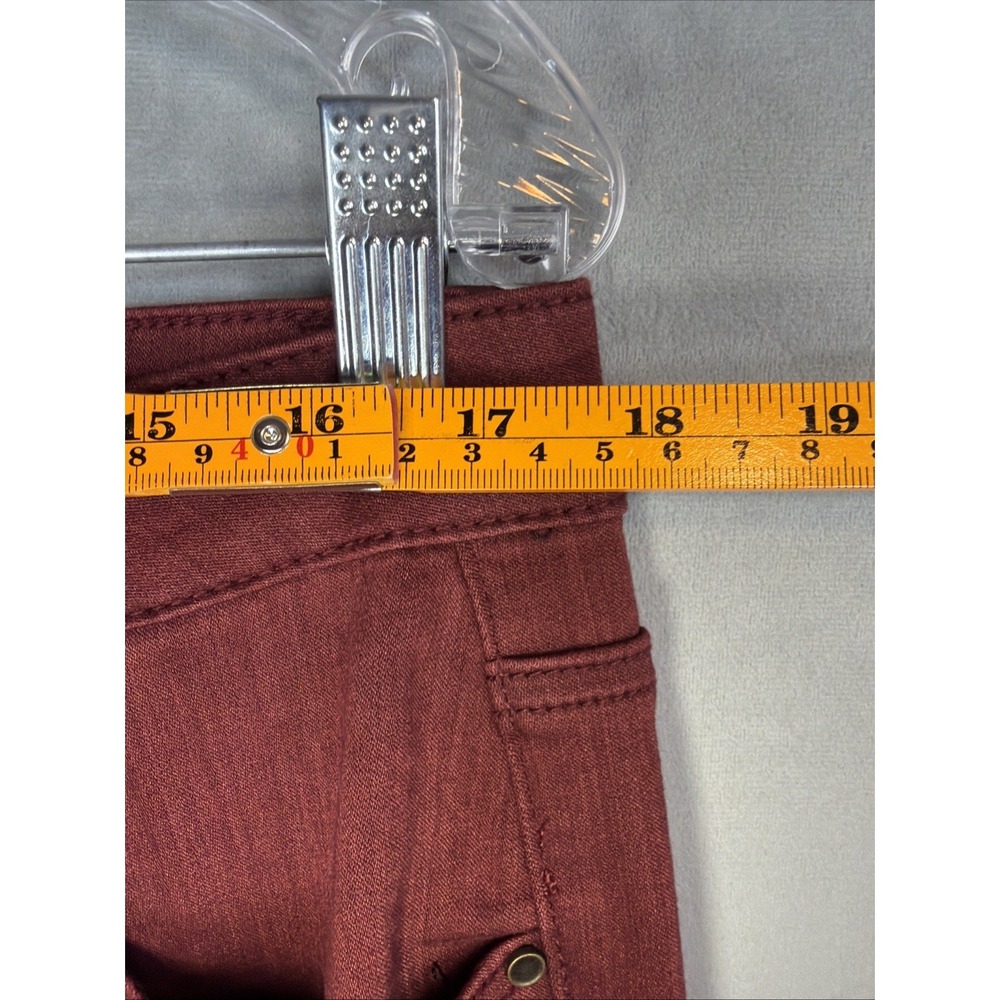 Alloy Apparel Tall Skinny Jeans Womens 20x35 Burgundy Stretch Denim NWT - Picture 8 of 10